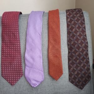 Ties, one lot of four